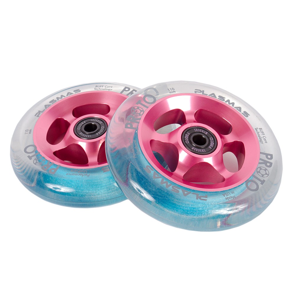 Комплект колёс Proto Plasma Pro Scooter Wheels 2-Pack 110mm Neon Pink